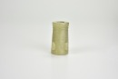 A Green Jade Tube Carved Four Cicacla with Taotie Masks, Western Zhou Dynasty (circa 1046-771 Century BC) - 5