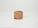A Yellowish Jade Cong Carved with Cloud Motifs,Warring State Period