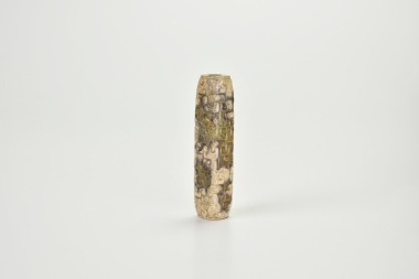 A Jade Tube Carved with Taotie Masks, Spring and Autumn Period