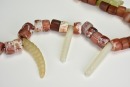 A Necklace of Agate and Jade Beads with a Central Jade Plaque, Western Zhou Dynasty (circa 1046-771 Century BC) - 7