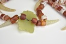 A Necklace of Agate and Jade Beads with a Central Jade Plaque, Western Zhou Dynasty (circa 1046-771 Century BC) - 8
