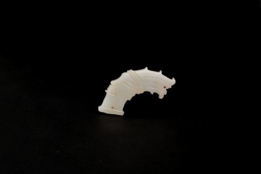 A Rare Jade Pendant Carved as a Human Head with High CrownShijiahe Culture, ca. 2500&ndash;2000 BC.
