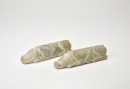 A Pair Of Celadon Jade Pigs (Yu Zhu) Han Dynasty (206 Bce &ndash; 220 Bce)