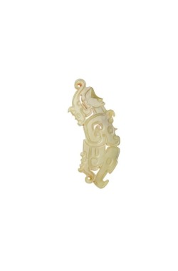 A Pale Celadon Jade Openwork Dragon Pendant, Han Dynasty (206 Bce &ndash; 220 Ce)