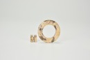 A Carved Jade Ring With Central Spindle Element, Han Dynasty (206 Bce &ndash; 220 Ce)