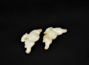 A Pair of White Jade Phoenix Birds, Shijiahe Culture (circa 2500&ndash;2000 BC) - 5