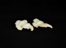 A Pair of White Jade Phoenix Birds, Shijiahe Culture (circa 2500&ndash;2000 BC) - 8