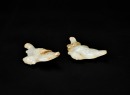 A Pair of White Jade Phoenix Birds, Shijiahe Culture (circa 2500&ndash;2000 BC) - 10