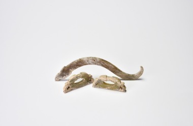 A Group of Three Jade Belt Ornaments (Yu Le), Warring States Period (475&ndash;221 BC)
