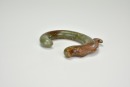 A Carved Jade Dragon Pendant (C-Shaped &lsquo;Zhilong&rsquo;)Hongshan - 7
