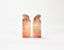 Wang Fuyi (1879&ndash;1960) A Pair of Shoushan Stone Seal For Shen Zengzhi Private Use Engraved By Wang Fuyi. - 8
