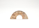 Warring States Period Jade &lsquo;Grain-Pattern&rsquo; Huang Pendant. - 2