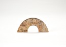 Warring States Period Jade &lsquo;Grain-Pattern&rsquo; Huang Pendant. - 3