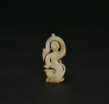 Han Dynasty. Jade Dancer Pendant.