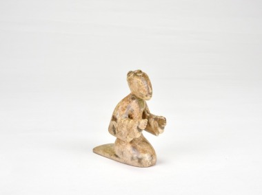 Han Dynasty (206 BC&ndash;AD 220). Jade Kneeling Figure.