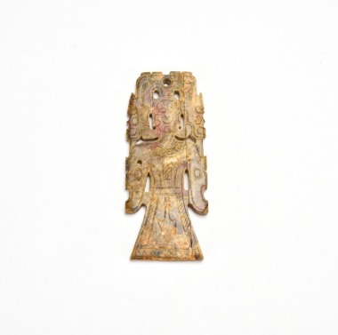 Western Zhou Dynasty, Jade Anthropomorphic Pendant