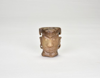 Shijiahe Culture, Anthropomorphic Mask Ornament Late Neolithic Period (circa 2500&ndash;2000 BC).