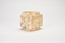 Shijiahe Culture, Jade Cong with Deity Mask Motif. Late Neolithic Period (ca. 2500&ndash;2000 BC)