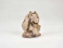 Han Dynasty (206 BC&ndash;AD 220). Jade Bear. - 2