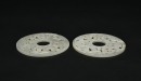 A Pair of Openwork Jade &lsquo;Dragon&rsquo; Bi Discs. Han Dynasty. - 4