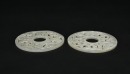 A Pair of Openwork Jade &lsquo;Dragon&rsquo; Bi Discs. Han Dynasty. - 5