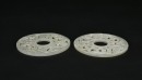 A Pair of Openwork Jade &lsquo;Dragon&rsquo; Bi Discs. Han Dynasty. - 6