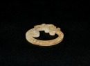 A Celadon Jade &lsquo;Coiled-Tail Dragon&rsquo; Pendant. Han Dynasty (206 BC&ndash;AD 220). - 5