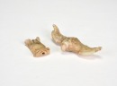 A Group of Two Shijiahe Culture Jade Carvings Eagle and Cicada (1)Jade Eagle-Carved in the round. (2) Jade Cicada-Finely carved as a stylized cicada with folded wings - 3