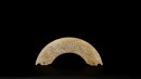 A Carved Jade Crescent Pendant With Dragon Motifs (Huang) Western Zhou Dynasty