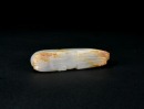Han Dynasty (206 Bc &ndash; Ad 220). A Celadon-White Jade Recumbent Pig. - 5