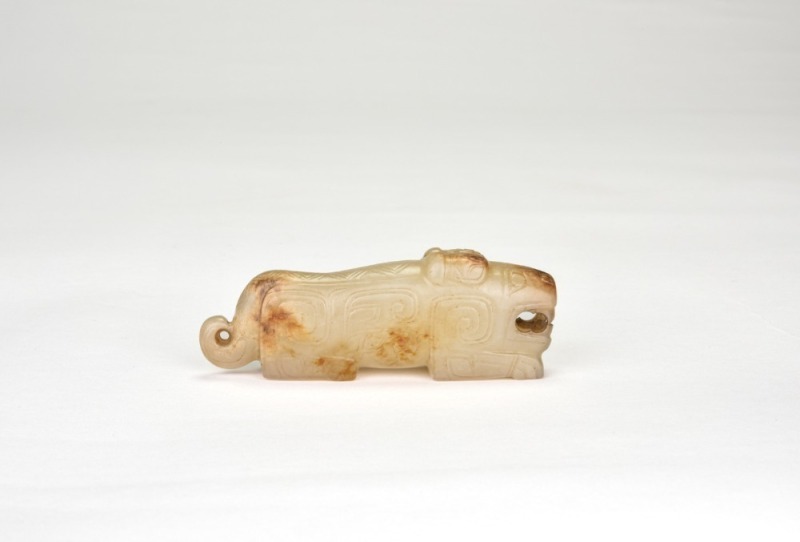 Shang Dynasty (ca. 1600&ndash;1046 BC). Jade Tiger Pendant.
