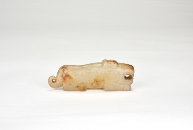Shang Dynasty (ca. 1600&ndash;1046 BC). Jade Tiger Pendant.
