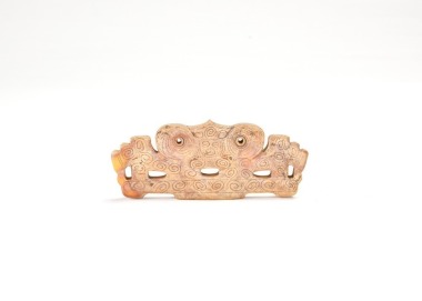 A Liangzhu Culture Jade Plaque Carved With Deity Mask Motif. Late Neolithic Period, Circa 3300&ndash;2300 Bc