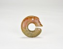 Shang Dynasty (circa 1600&ndash;1046 BC). A Celadon Jade &lsquo;C-Dragon&rsquo; Pendant. - 4