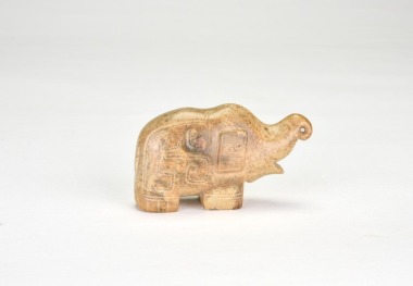 Shang Dynasty (circa 1600&ndash;1046 BC), A Jade Elephant.