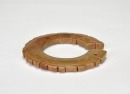 Shang Dynasty. A Jade Dragon-Form Ring Pendant. - 5