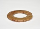 Shang Dynasty. A Jade Dragon-Form Ring Pendant. - 6
