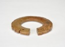 Shang Dynasty. A Jade Dragon-Form Ring Pendant. - 7