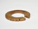 Shang Dynasty. A Jade Dragon-Form Ring Pendant. - 8