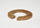 Shang Dynasty. A Jade Dragon-Form Ring Pendant. - 9