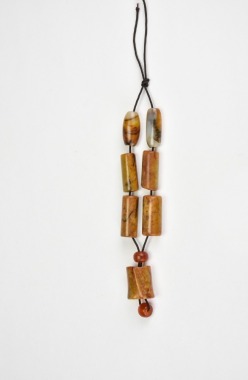 A Seven Jade &lsquo;Lezi&rsquo; Tube Bead Liangzhu Culture, Late Neolithic Period, Circa 3300&ndash;2200 Bc