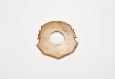 Shijiahe Culture, Jade Yue (Ceremonial Axe) with Tiger Motif Late Neolithic Period (ca. 2500&ndash;2000 BC)