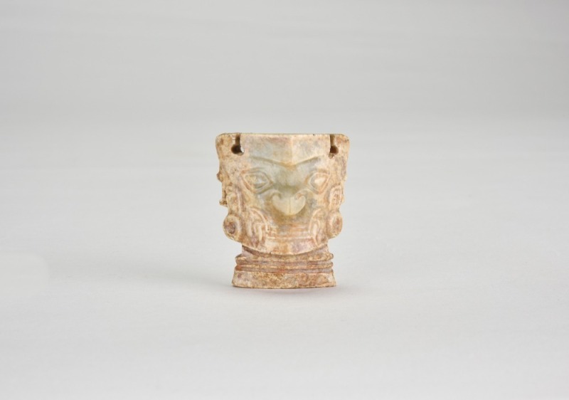 Shijiahe Culture, Jade Anthropomorphic Head, Late Neolithic period