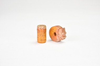 A Pair Of Jade Lezi With Deity-And-Mask Motifs Liangzhu Culture, Late Neolithic Period (Circa 3300&ndash;2200 Bc)