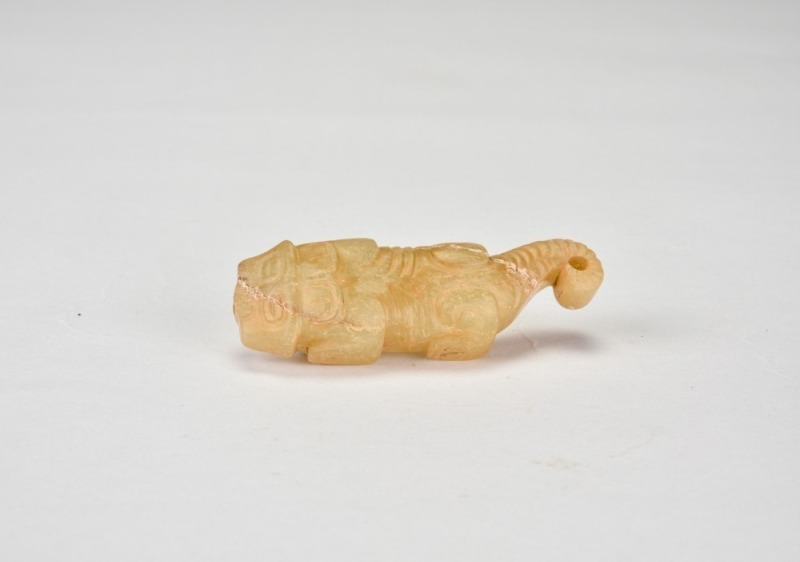 Shang Dynasty, Jade Tiger Pendant.