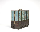 Qing Dynasty, Qianlong Period (1736&ndash;1795). A Rare Zitan Wood Cloisonn&eacute;-Enamel &lsquo;Floral&rsquo; Portable Treasure Chest (Babao Xiang). - 3