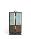 Qing Dynasty, Qianlong Period (1736&ndash;1795). A Rare Zitan Wood Cloisonn&eacute;-Enamel &lsquo;Floral&rsquo; Portable Treasure Chest (Babao Xiang). - 4