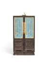 Qing Dynasty, Qianlong Period (1736&ndash;1795). A Rare Zitan Wood Cloisonn&eacute;-Enamel &lsquo;Floral&rsquo; Portable Treasure Chest (Babao Xiang). - 8