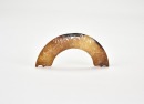 Late Warring States &ndash; Early Western Han Dynasty. Jade Huang (Arc-shaped Pendant).