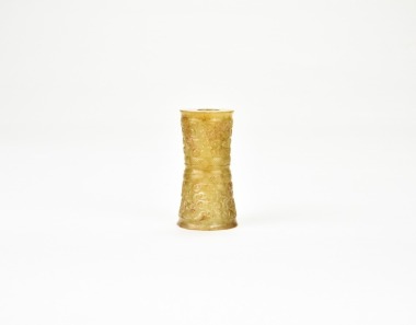 Late Warring States &ndash; Early Western Han Dynasty. A Cong-form Jade Tube.